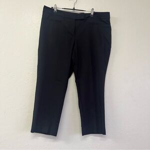 Apt 9 Black Stretch Modern‎ Fit Chino Capri Sz 14 EUC